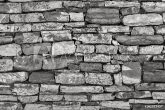 Bild på fragment of a stone wall of monochrome tone